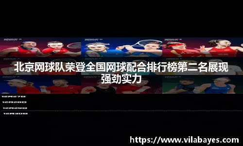 北京网球队荣登全国网球配合排行榜第二名展现强劲实力